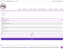 Tablet Screenshot of leveltour.ro